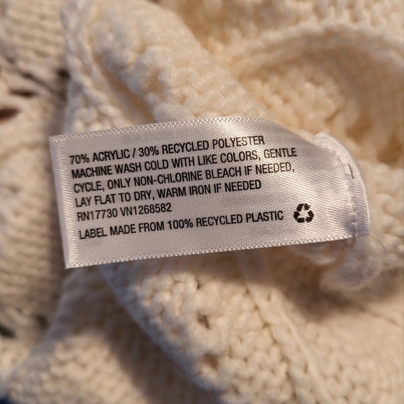 Wild Fable Boat Neck Pointelle Knit Sweater Size 2X - Picture 9 of 12